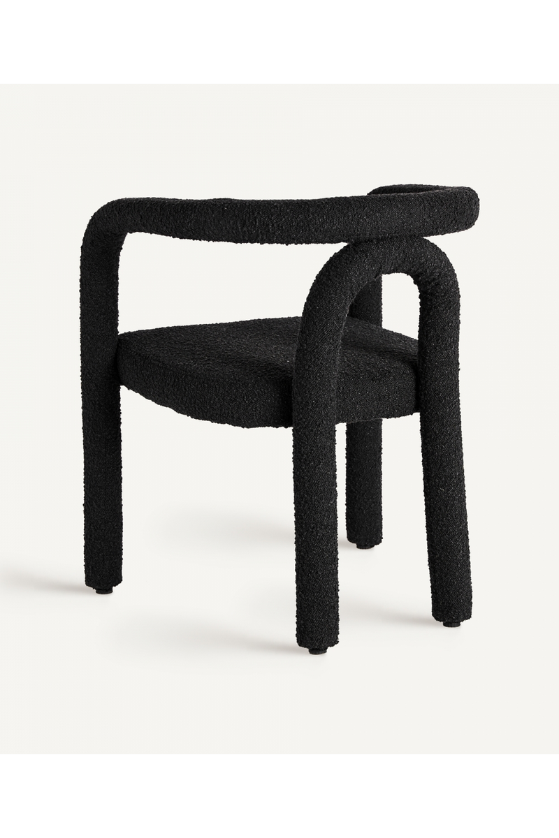 Black Upholstered Accent Chair | Vical Home Valbella | Woodfurniture.com