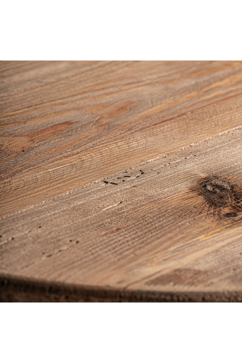 Round Pine Coffee Table | Vical Home Crissey | Woodfurniture.com