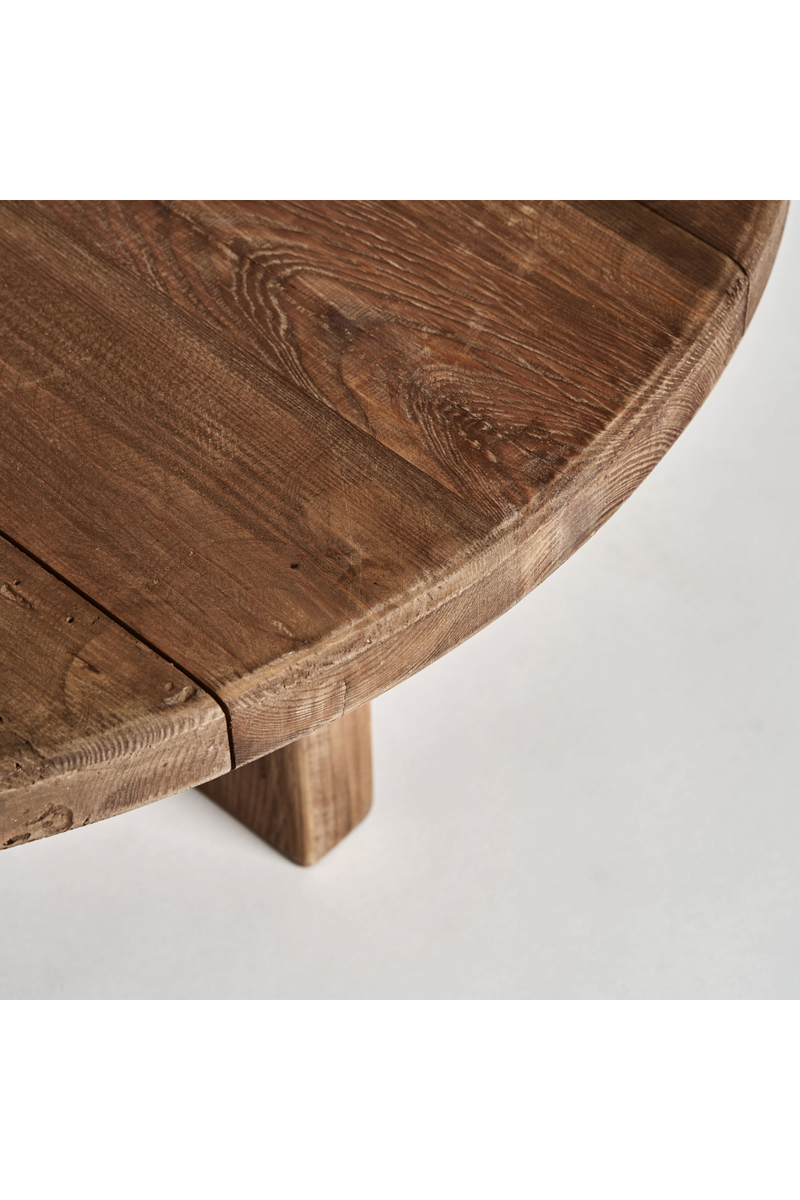 Round Pine Coffee Table | Vical Home Crissey | Woodfurniture.com