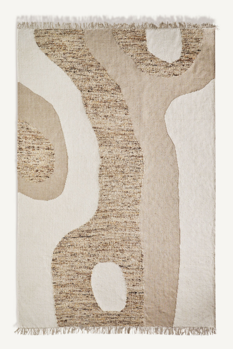 Organic Pattern Wool Rug 11'5" x 8' | Vical Home Kali | Woodfurniture.com