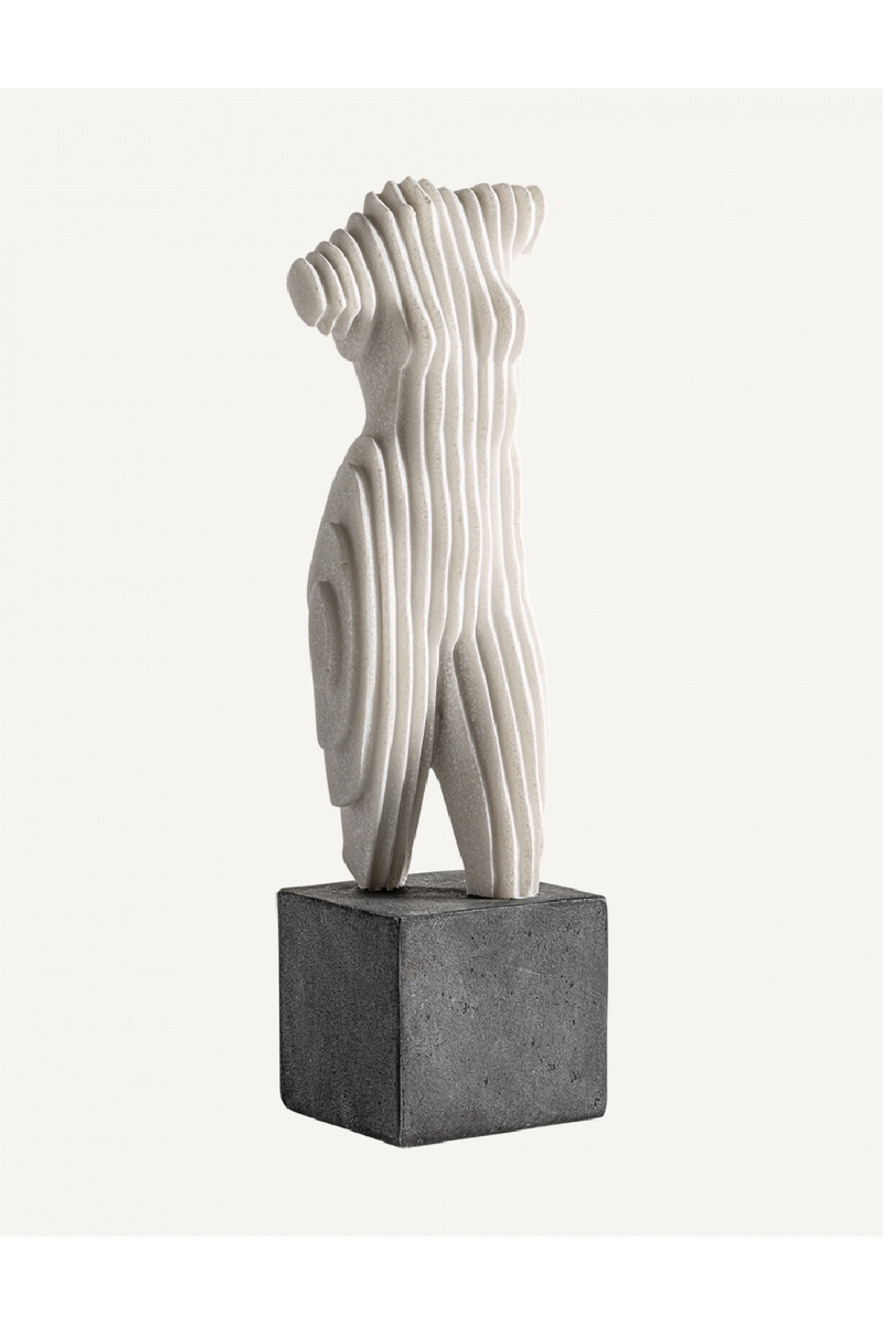 White Torso Decor Figure | Vical Home Theon | Woodfurniture.com