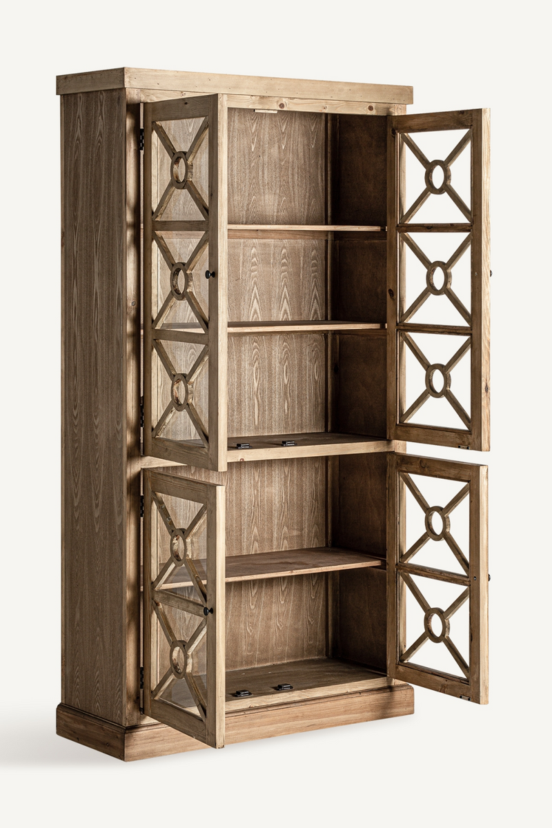 Elm 4-Door Display Cabinet | Vical Home Gubin | Woodfurniture.com