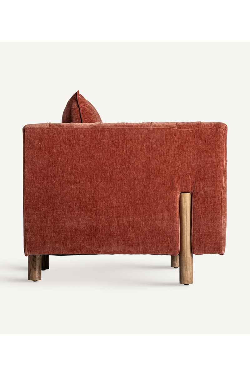 Burgundy Tufted Armchair | Vical Home Carlton | Woodfurniture.com