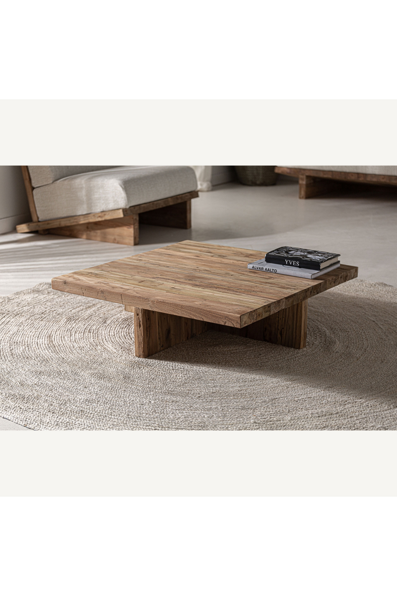 Square Teak Coffee Table | Vical Home Pure | Woodfurniture.com