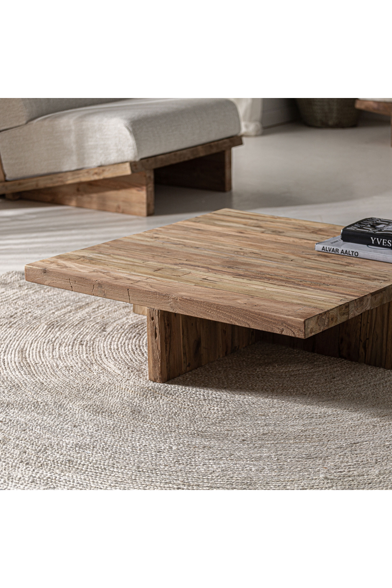 Square Teak Coffee Table | Vical Home Pure | Woodfurniture.com