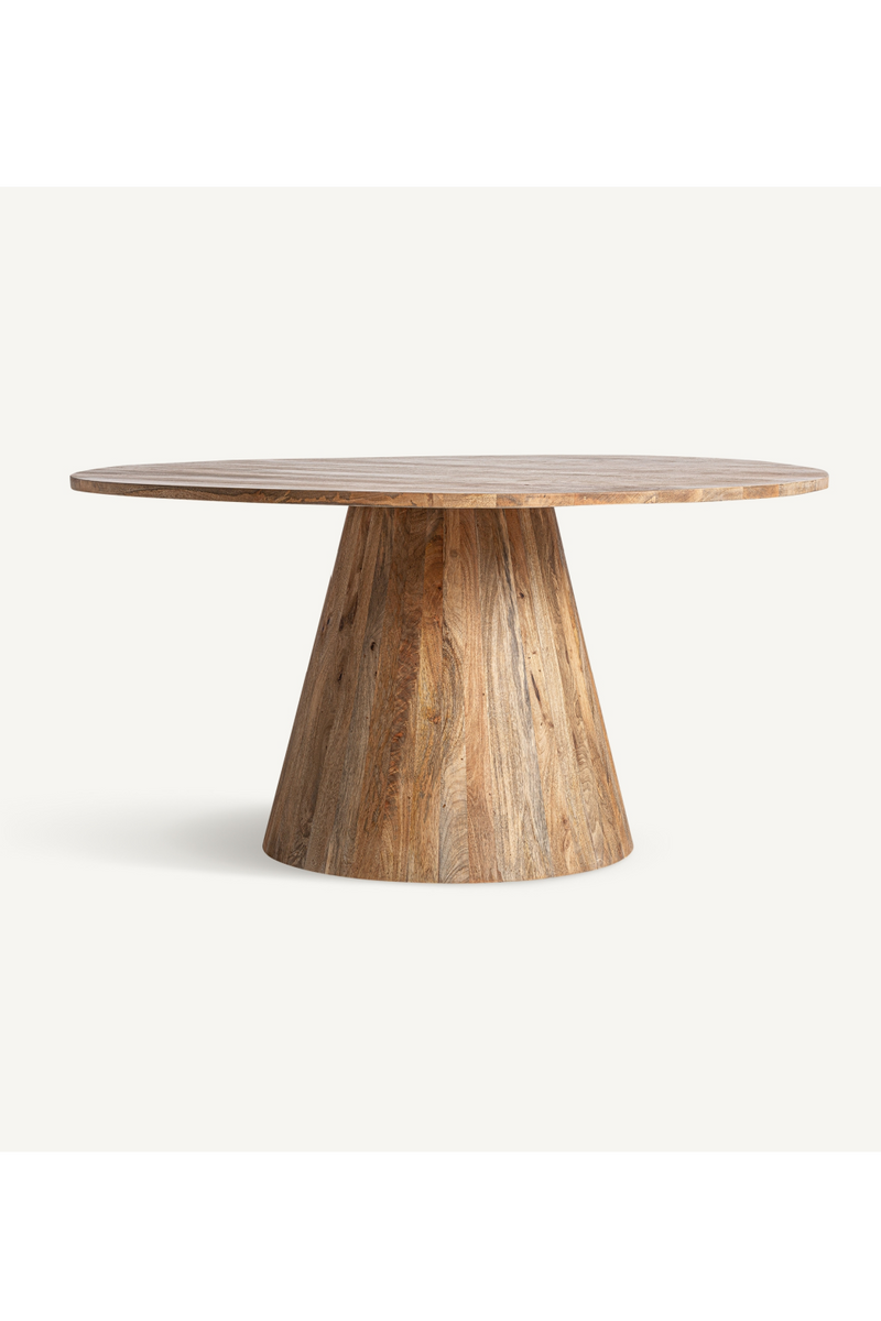 Natural Acacia Round Dining Table | Vical Home Mersch | Woodfurniture.com