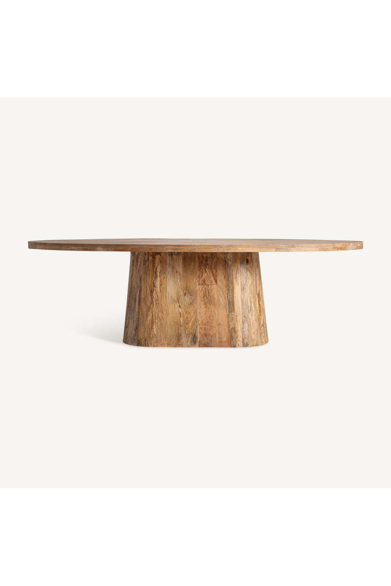 Mango Wood Oval Dining Table | Vical Home Mersch | Woodfurniture.com