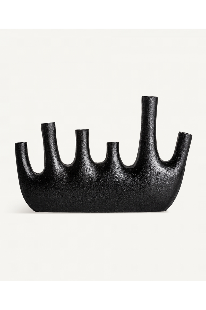 Black Aluminum Vase M | Vical Home Davet | Woodfurniture.com