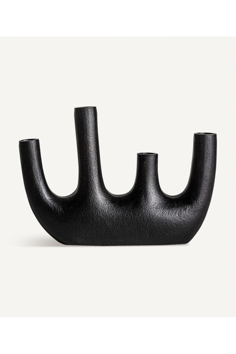 Black Aluminum Vase S | Vical Home Davet | Woodfurniture.com