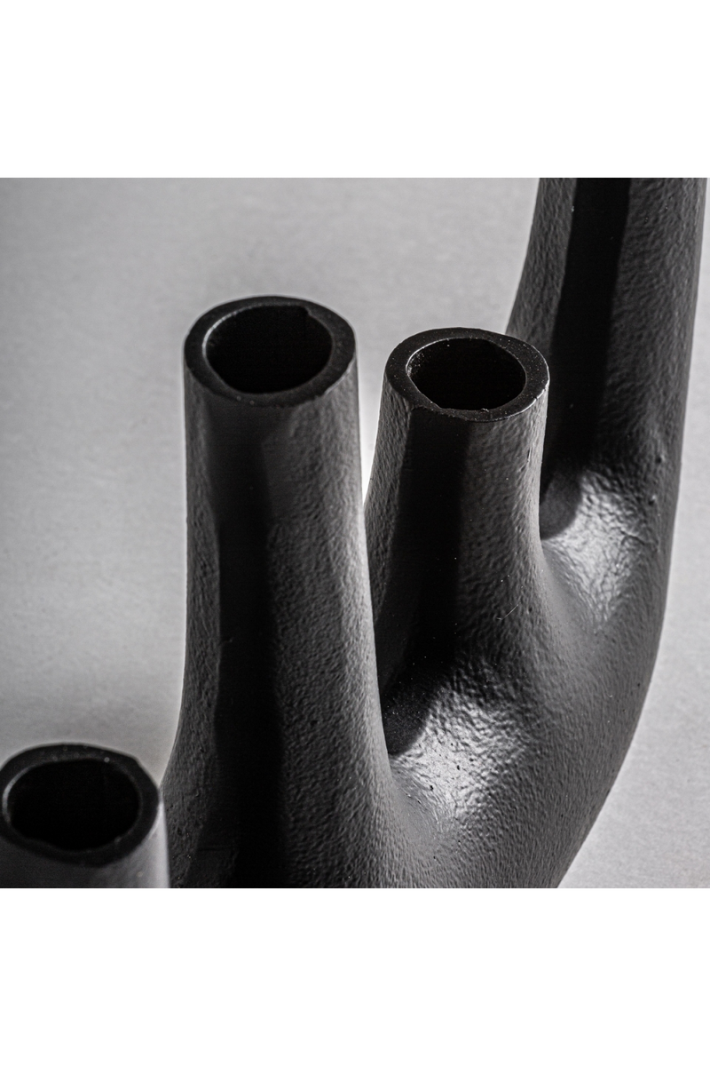 Black Aluminum Vase S | Vical Home Davet | Woodfurniture.com