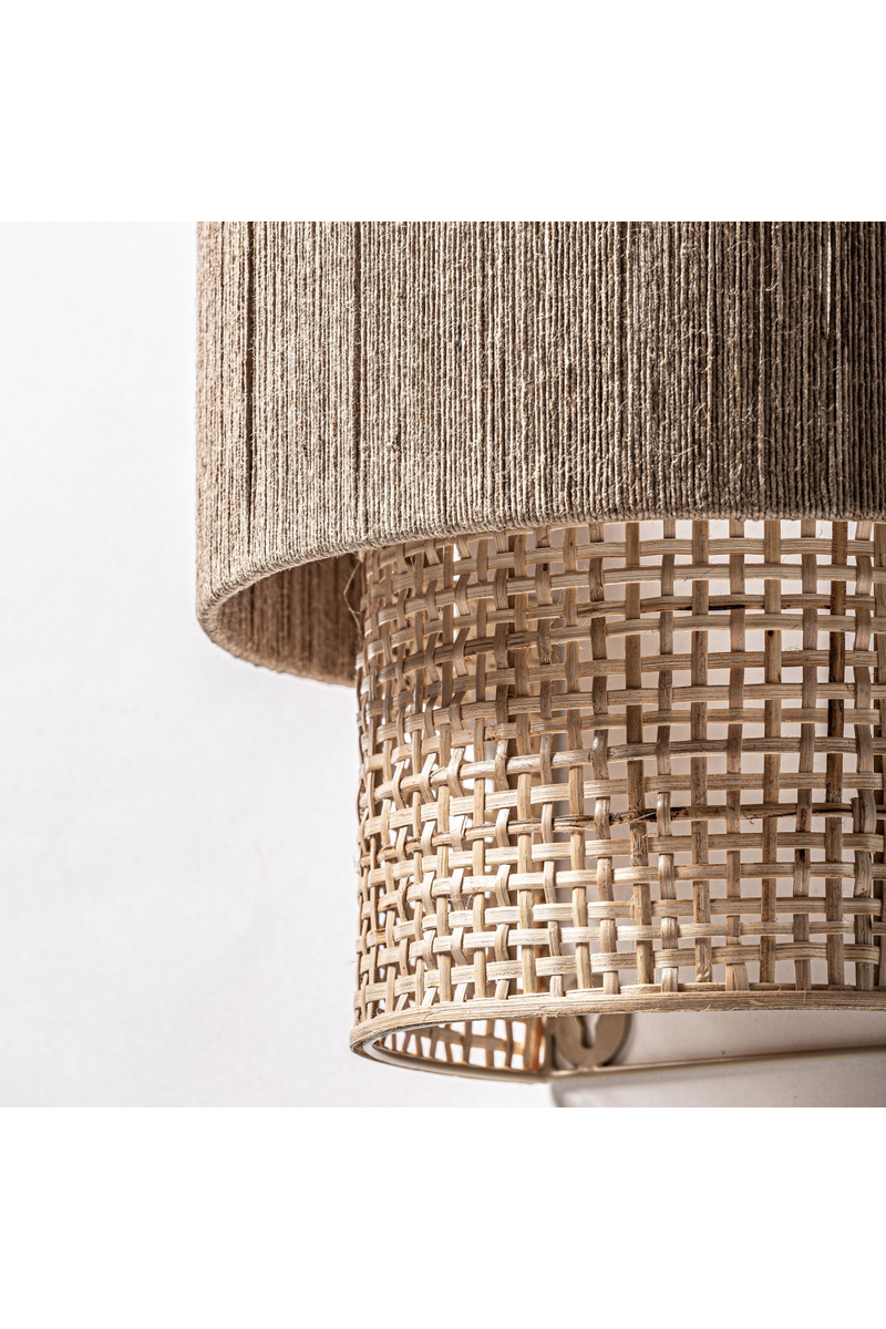 Jute Boho Wall Lamp | Vical Home Kaola | Woodfurniture.com