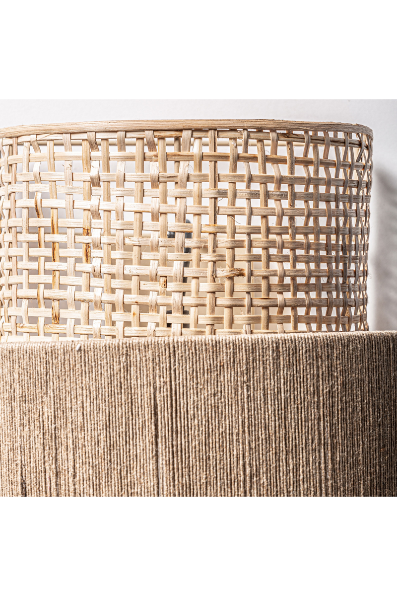 Jute Boho Wall Lamp | Vical Home Kaola | Woodfurniture.com