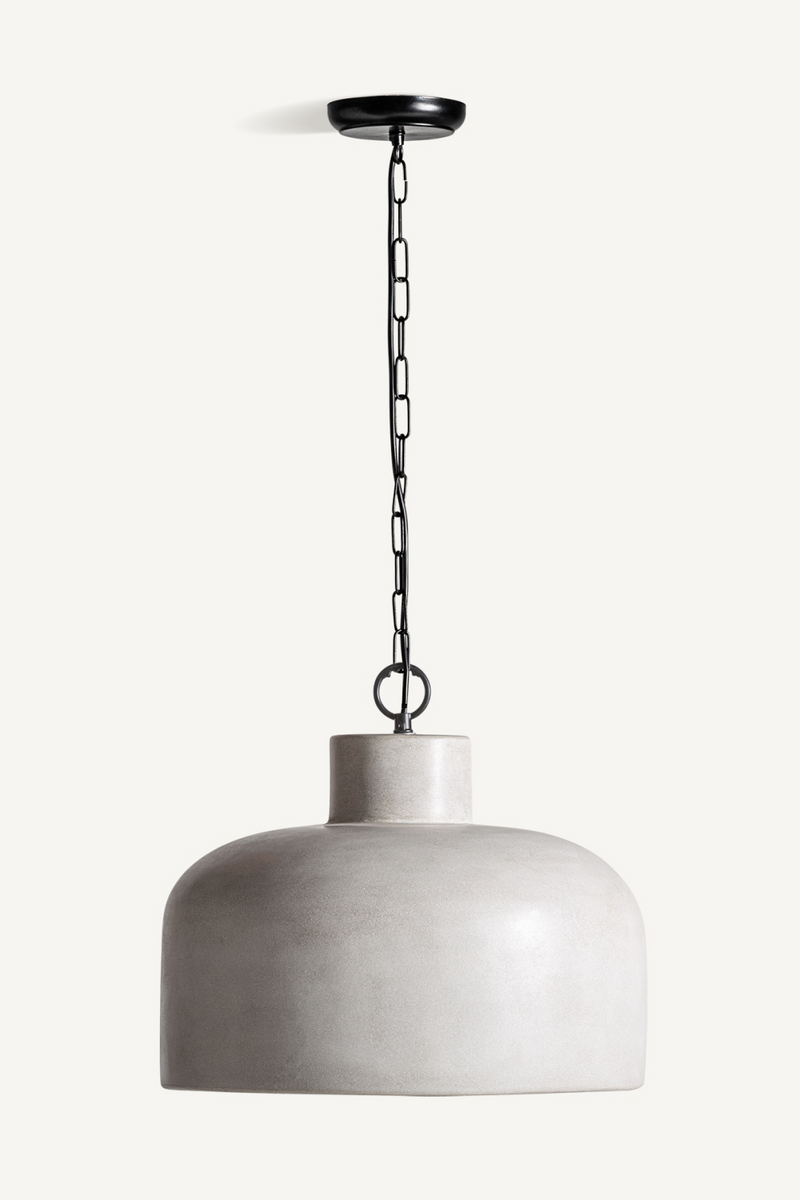 Gray Cement Hanging Lamp | Vical Home Vytina | Woodfurniture.com