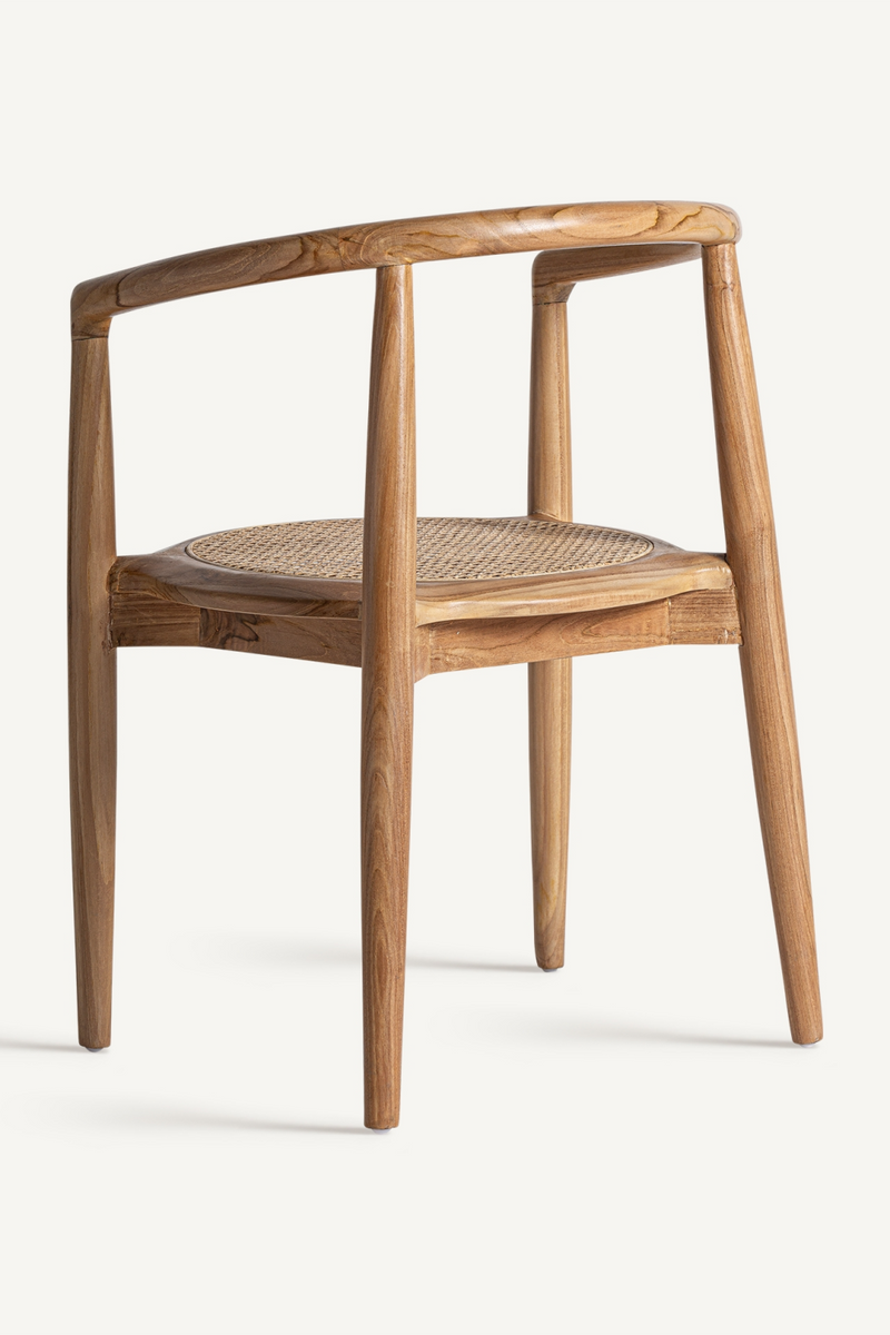 Rattan Seat Accent Chair | Vical Home Tostily | Woodfurniture.com