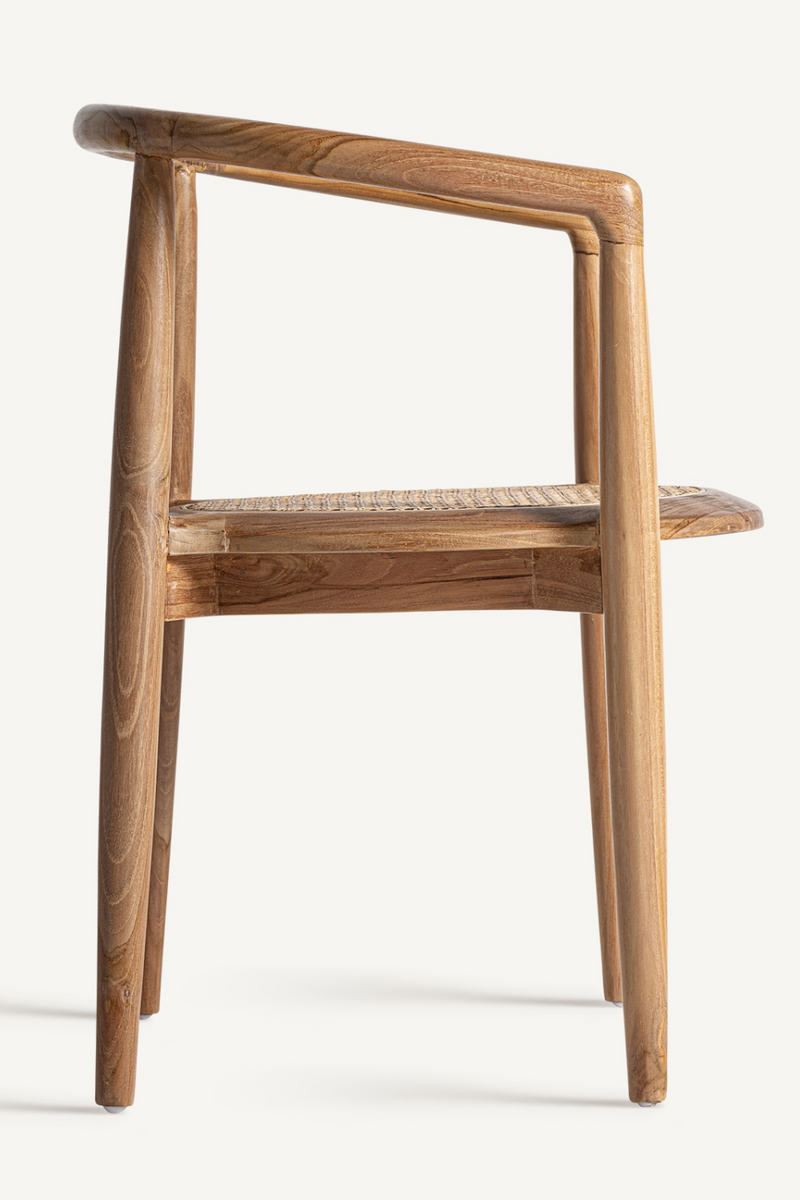 Rattan Seat Accent Chair | Vical Home Tostily | Woodfurniture.com