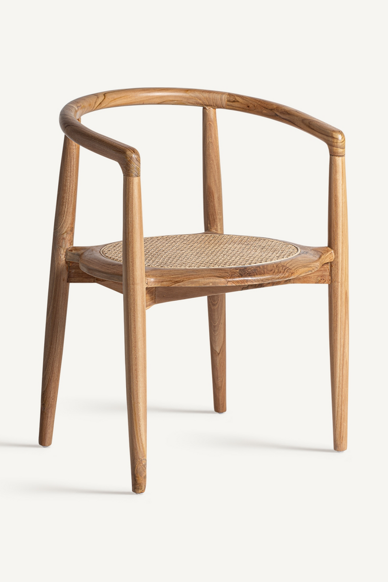 Rattan Seat Accent Chair | Vical Home Tostily | Woodfurniture.com