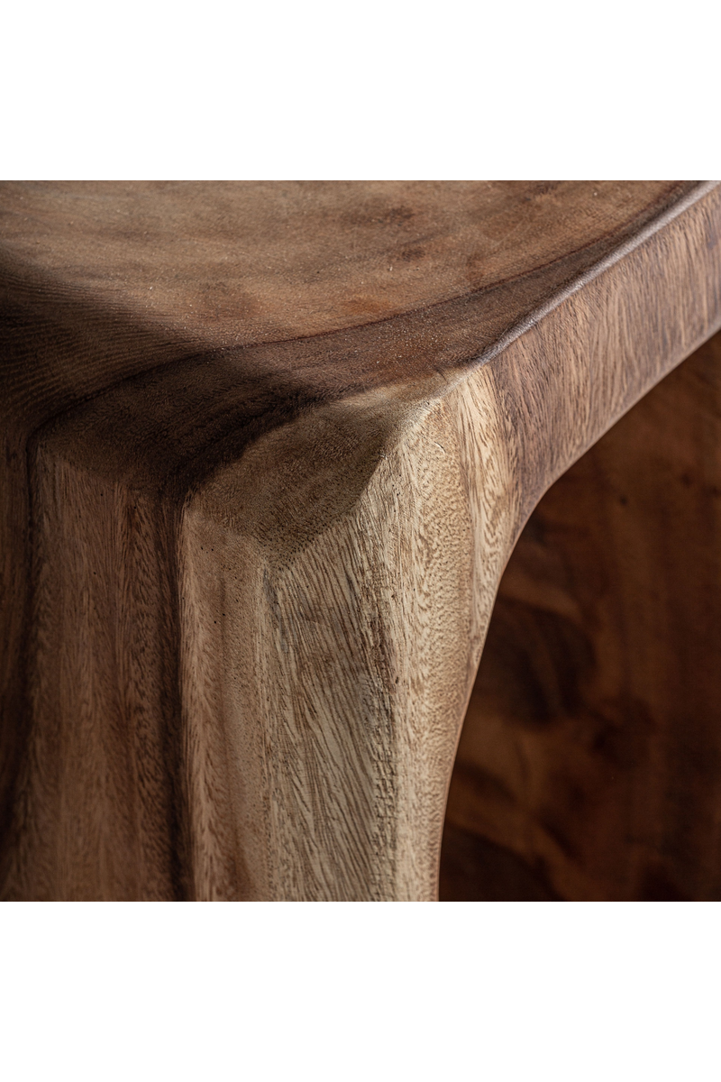 Carved Out Suar Side Table | Vical Home Rimini | Woodfurniture.com