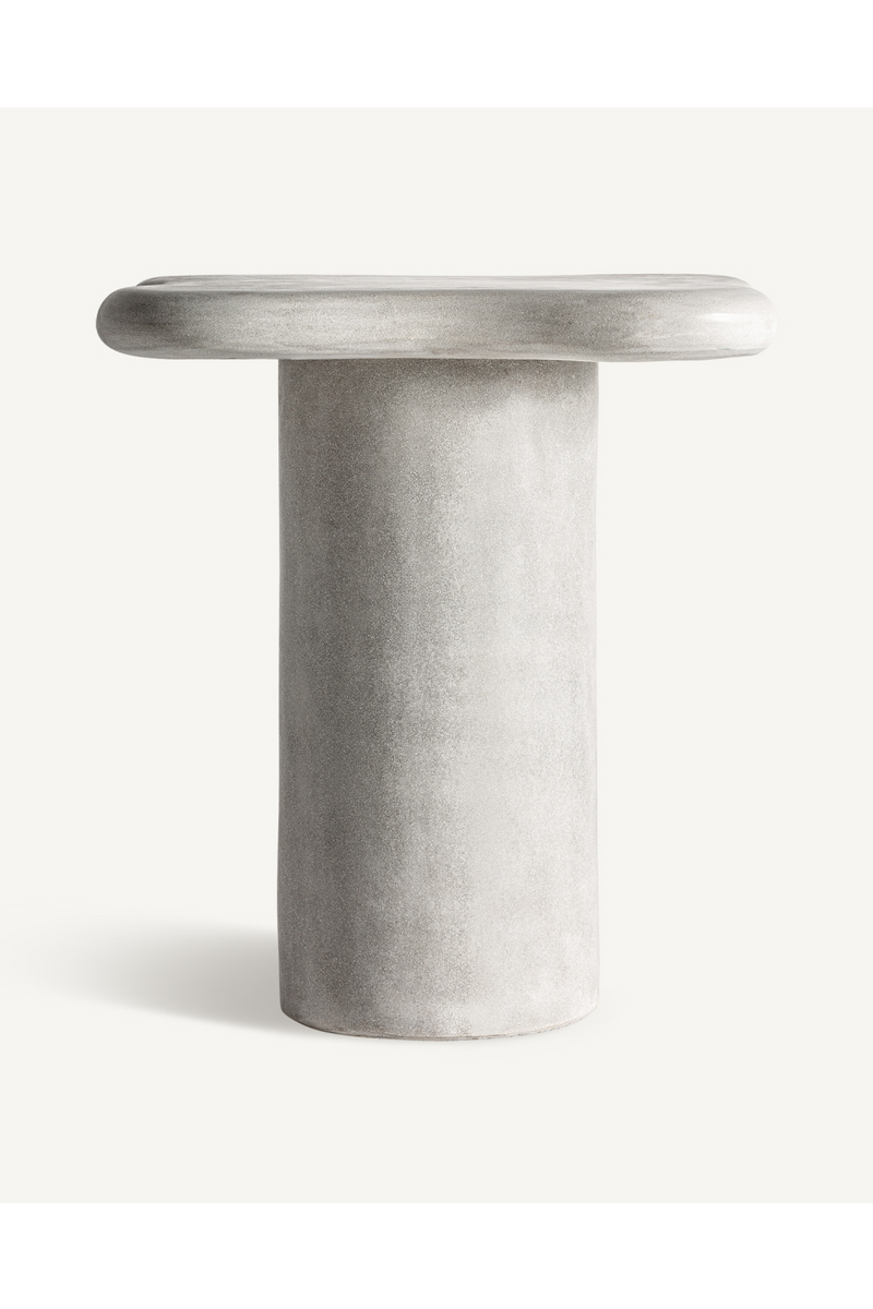 Cement Organic-Shaped Side Table | Vical Home Vytina | Woodfurniture.com