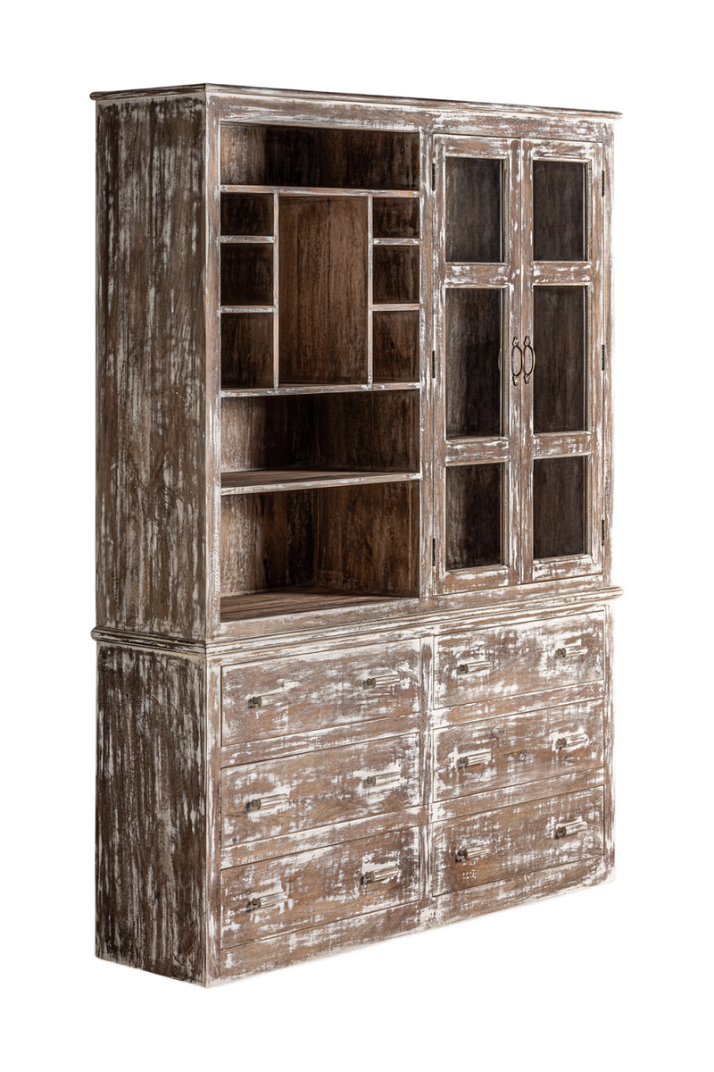 Rustic Mango Wood Display Cabinet | Vical Home Malung | Oroatrade.com