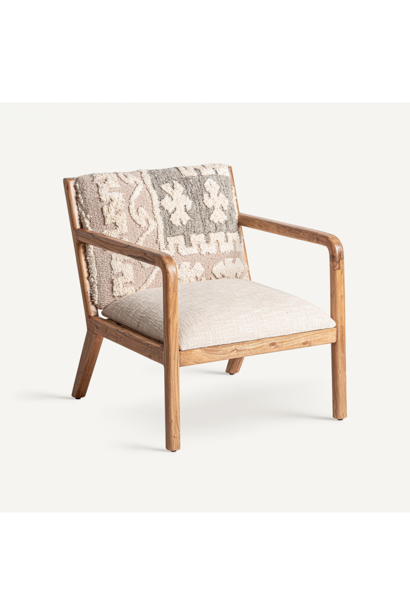 Mango Wood Framed Armchair | Vical Home Greensburg | Woodfurniture.com