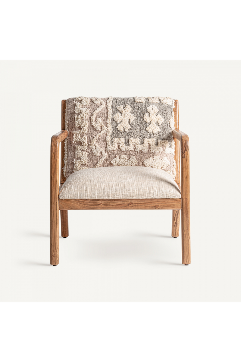 Mango Wood Framed Armchair | Vical Home Greensburg | Woodfurniture.com