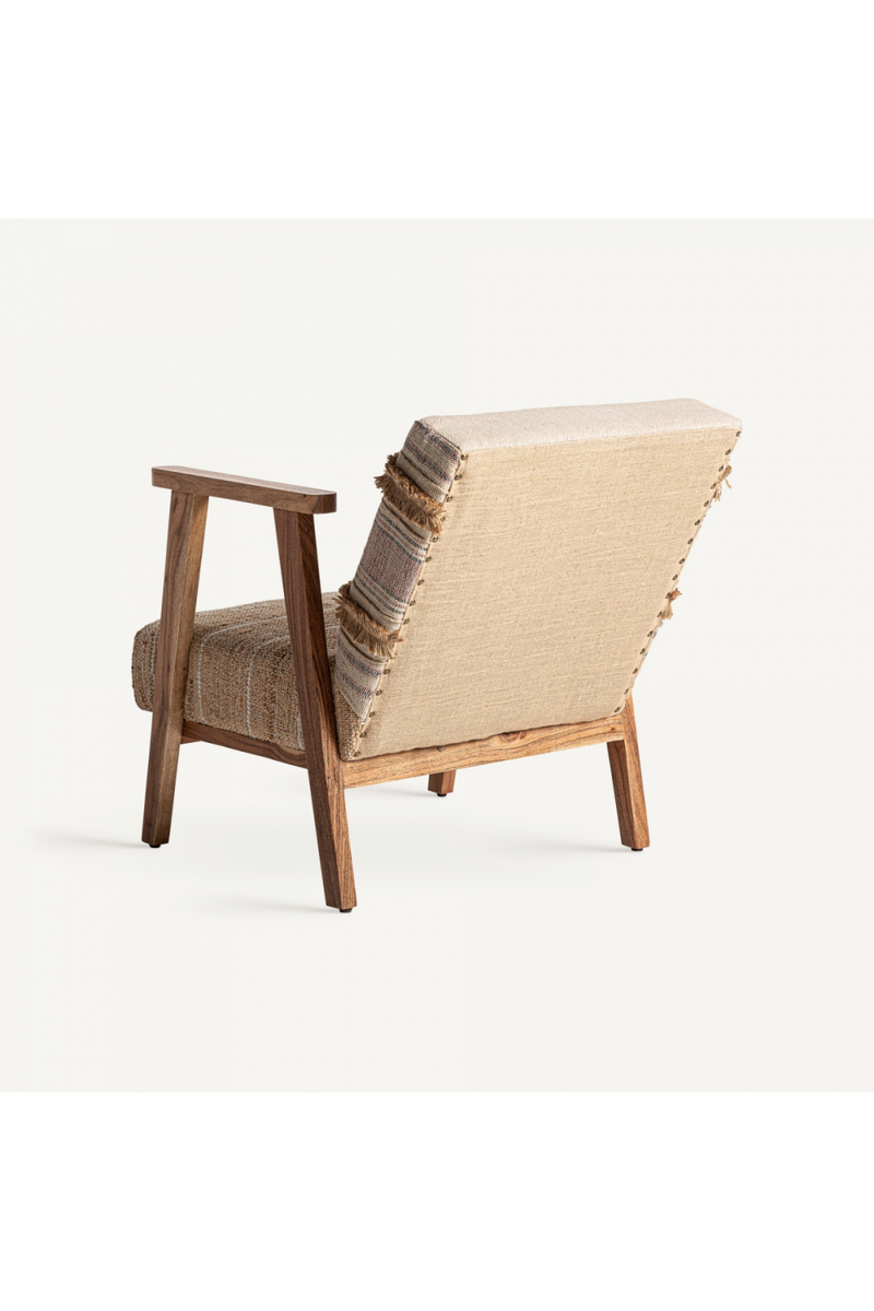 Hemp Boho Style Armchair | Vical Home Quincy | Woodfurniture.com