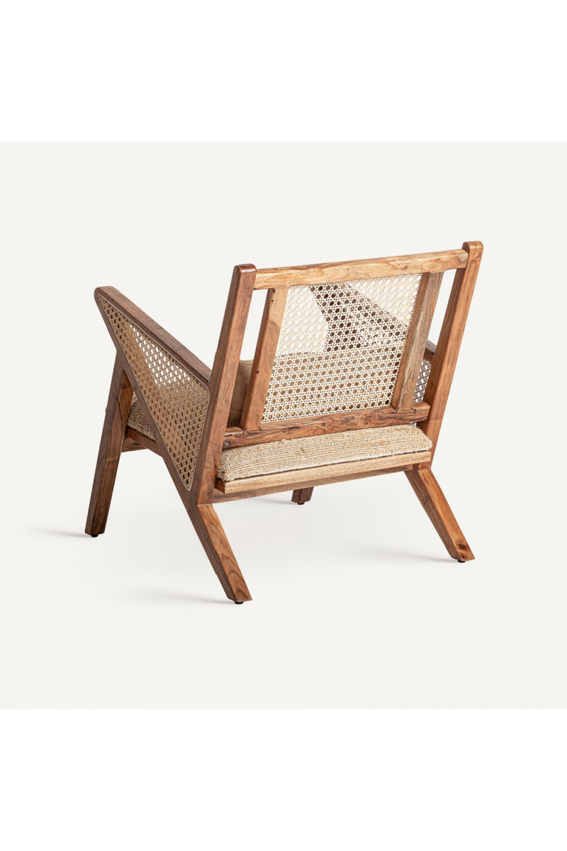 Jute Padded Seat Armchair | Vical Home Hickory | Woodfurniture.com