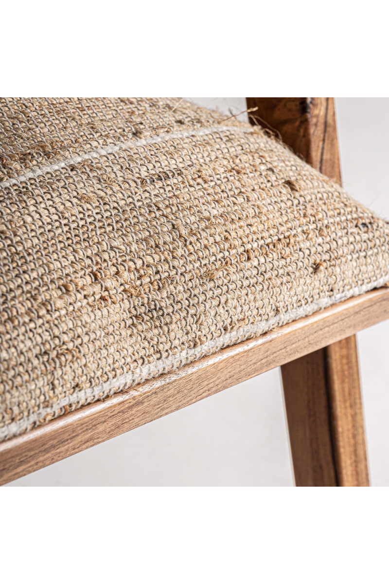 Jute Padded Seat Armchair | Vical Home Hickory | Woodfurniture.com