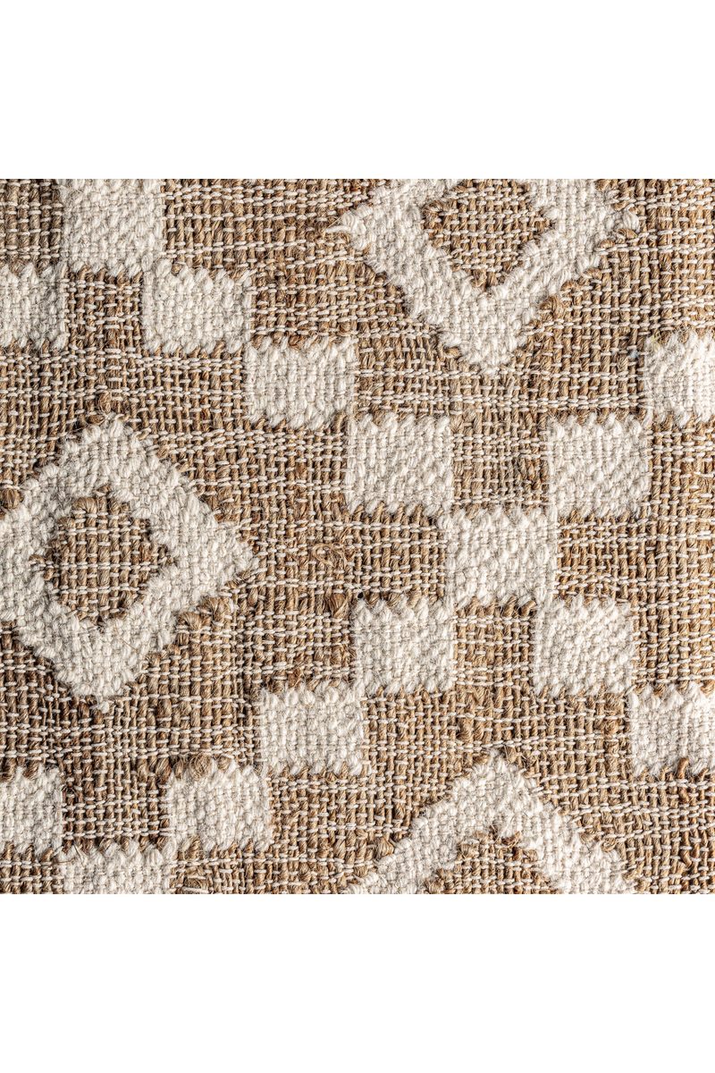 Geometric Pattern Jute Wall Decor | Vical Home Sami | Woodfurniture.com