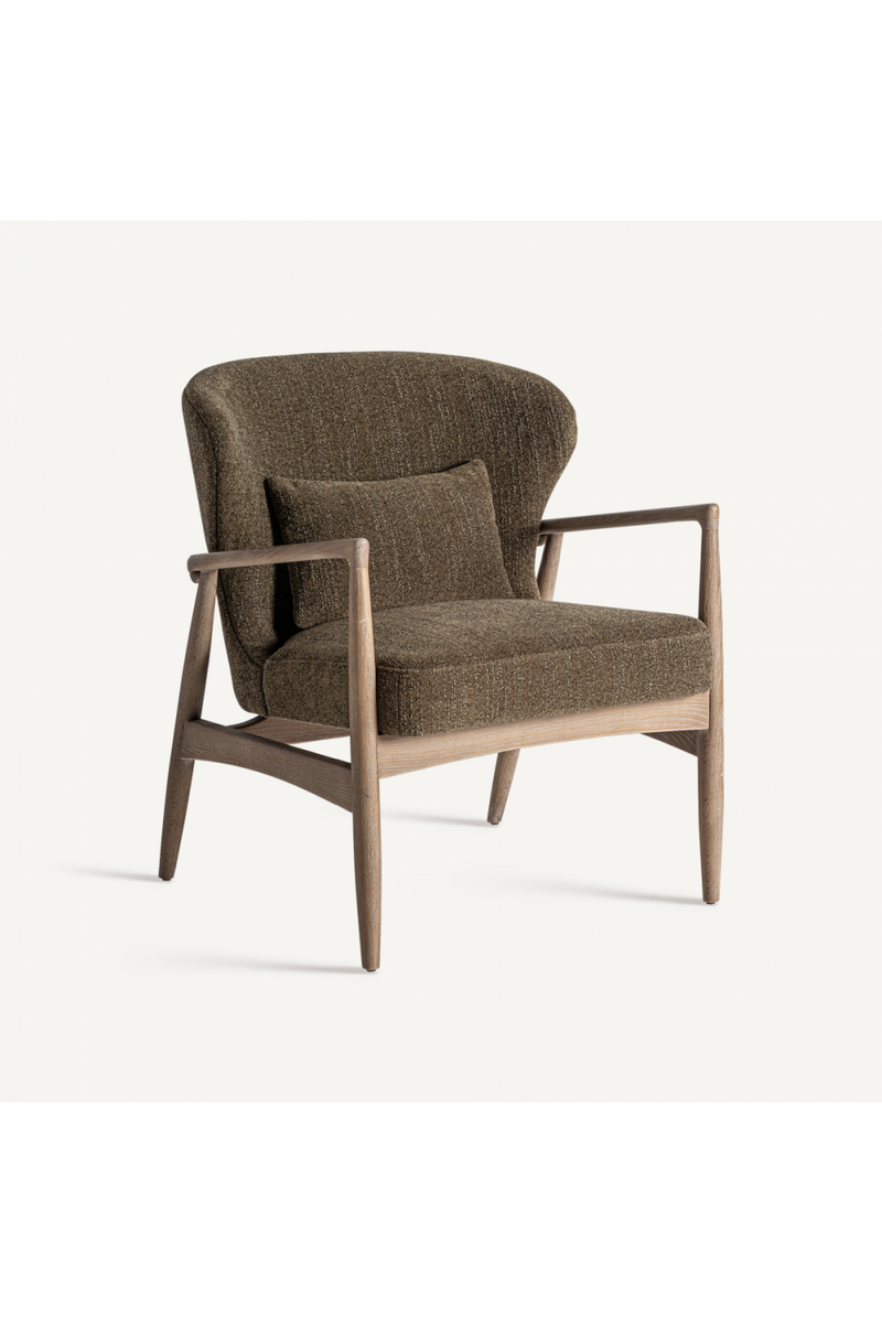 Green Wingback Armchair | Vical Home Tarres | Woodfurniture.com