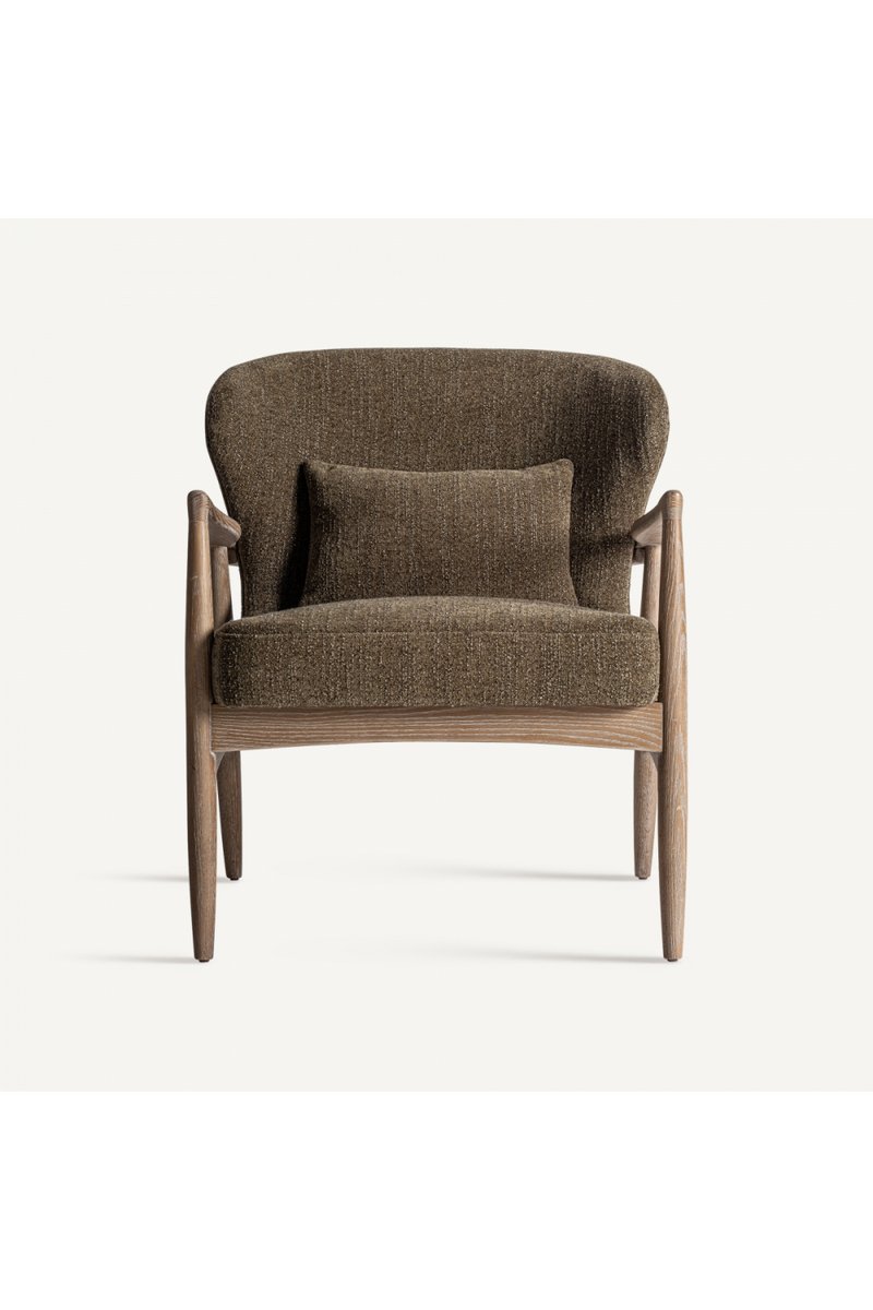 Green Wingback Armchair | Vical Home Tarres | Woodfurniture.com