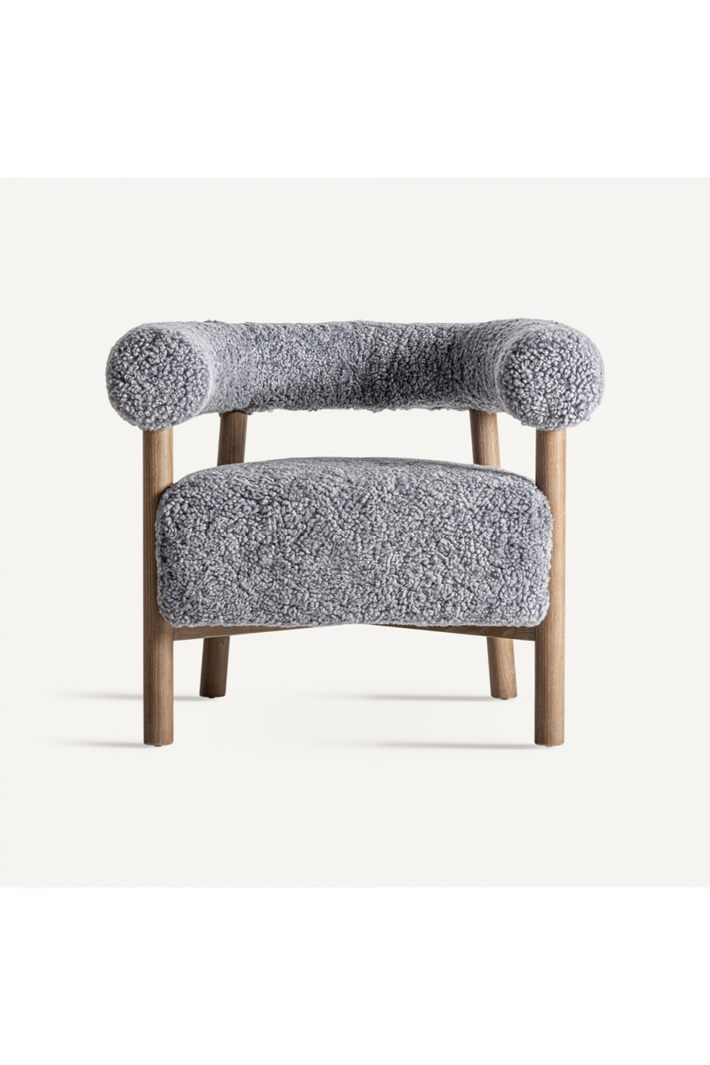 Gray Upholstered Armchair | Vical Home Allitz  | Woodfurniture.com