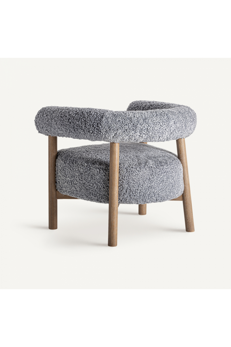 Gray Upholstered Armchair | Vical Home Allitz  | Woodfurniture.com