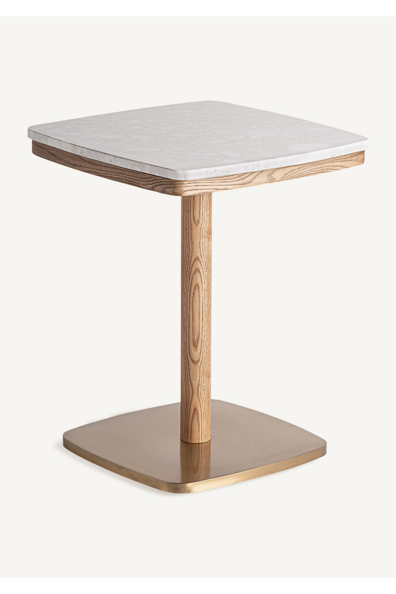 White Terrazzo Bar Table | Vical Home Alferce | Oroatrade.com