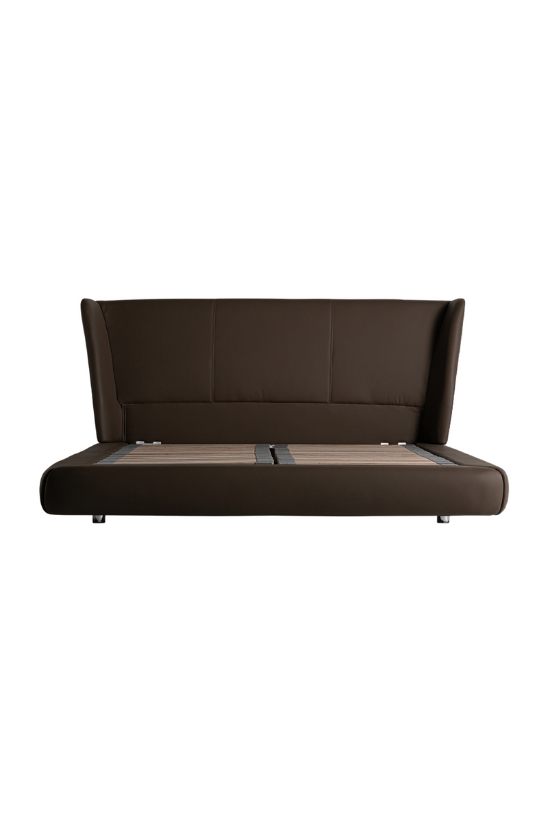 Brown Leather Bed | Vical Home Wayne | Oroatrade.com