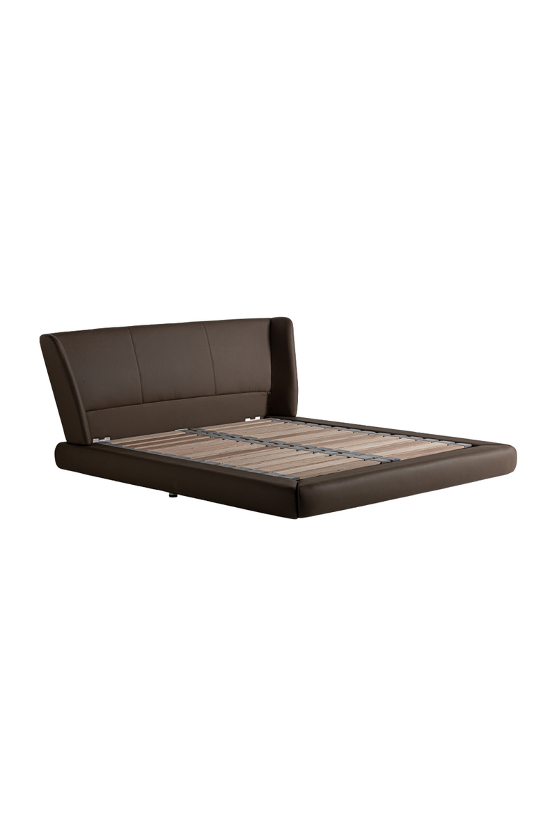 Brown Leather Bed | Vical Home Wayne | Oroatrade.com