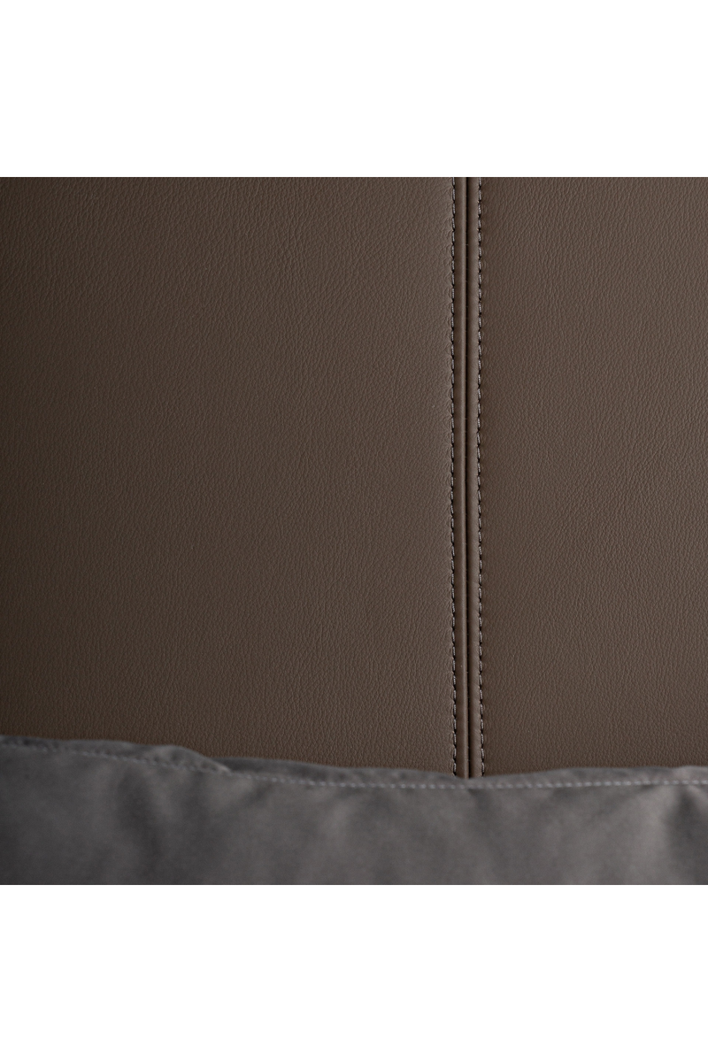 Brown Leather Bed | Vical Home Wayne | Oroatrade.com