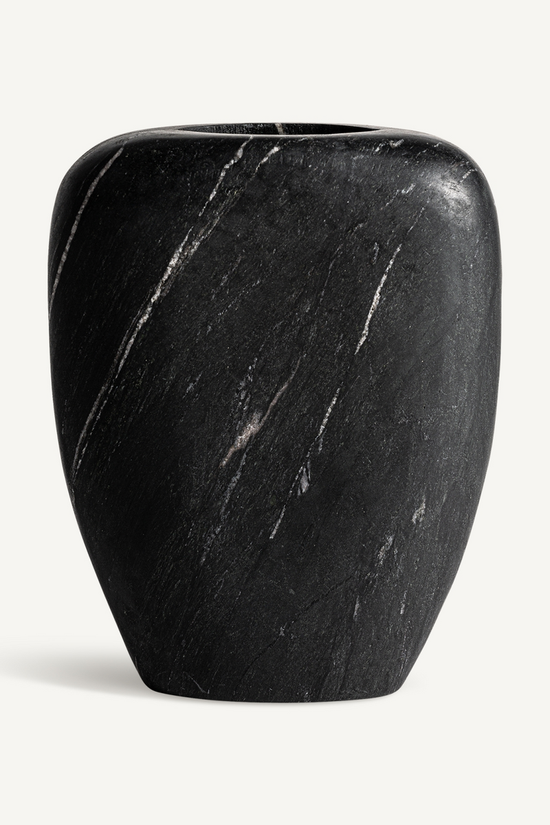 Black Marble Vase S | Vical Home Levi | Woodfurniture.com