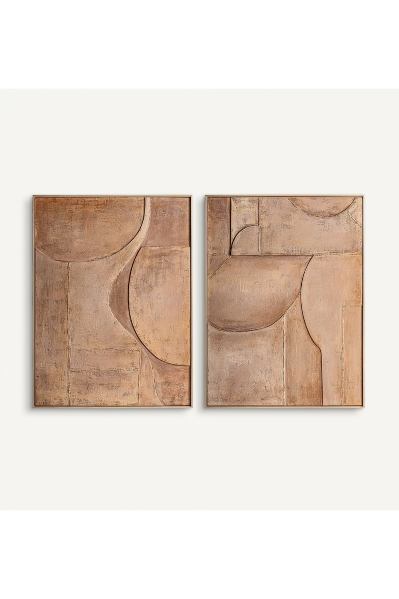 Light Brown Wall Decor Set (2) | Vical Home Yeray | Woodfurniture.com