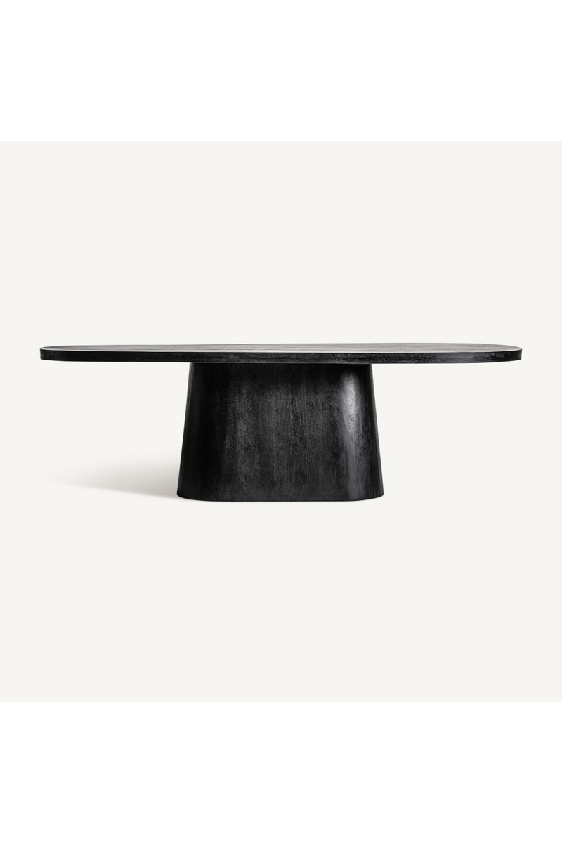 Black Mango Wood Dining Table | Vical Home Nauen | Woodfurniture.com