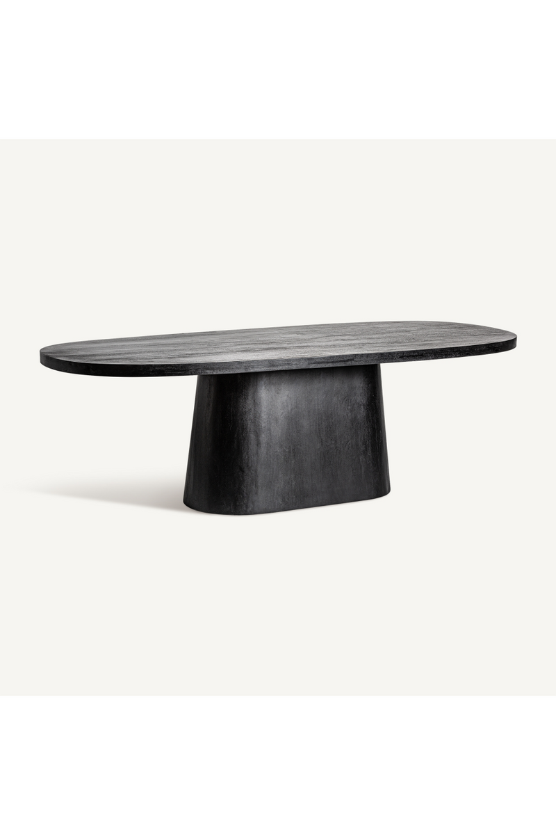 Black Mango Wood Dining Table | Vical Home Nauen | Woodfurniture.com