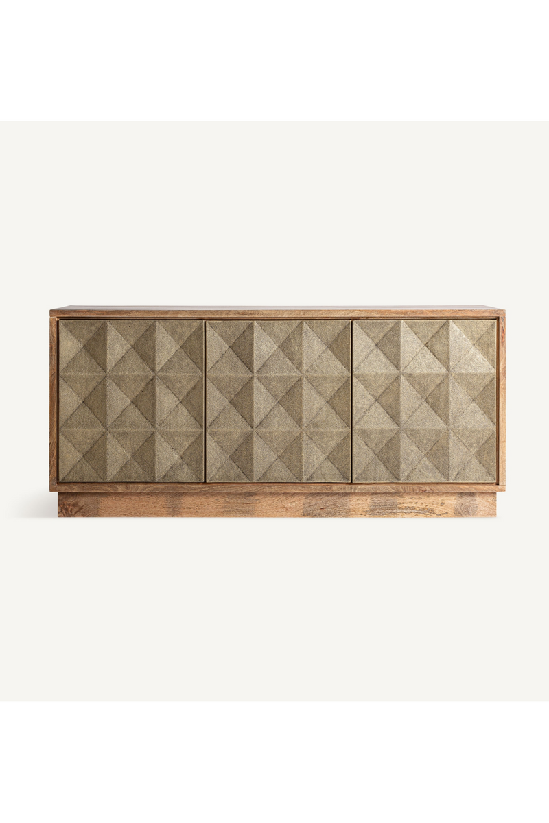 Triangular Patterned Wooden Sideboard | Vical Home Ezra | Woodfurniture.com