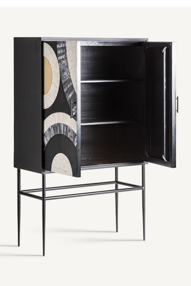 Patterned 2-Door Cabinet | Vical Home Daru | Woodfurniture.com