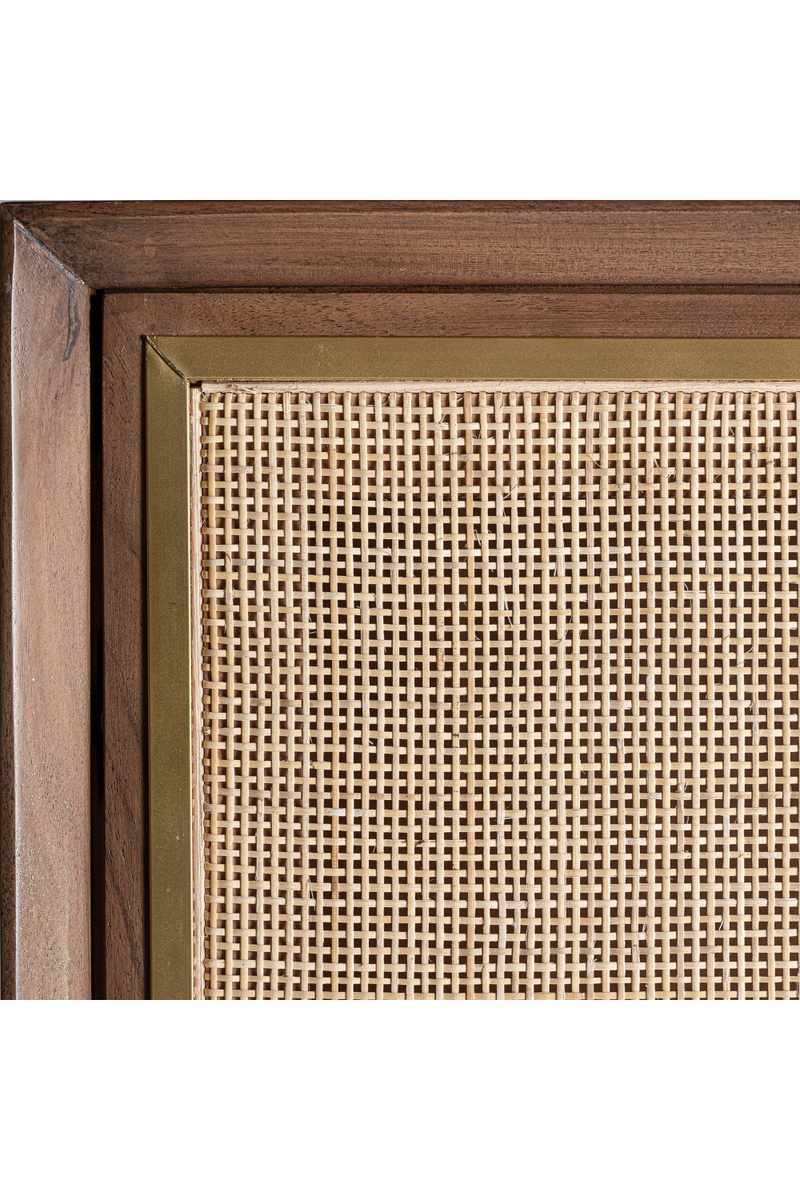 Rattan 2-Door Cabinet | Vical Home Gondorf | Woodfurniture.com