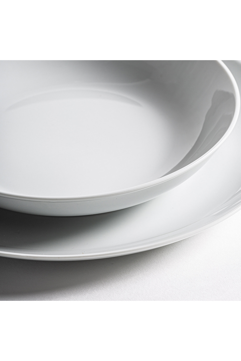 White Porcelain Dinnerware (18) | Vical Home Martina | Woodfurniture.com