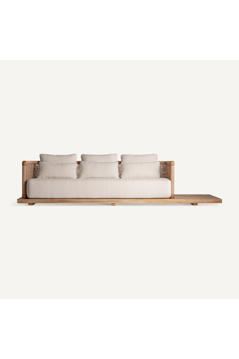 Teak Platform Outdoor Sofa | Vical Home Trena | Woodfurniture.com