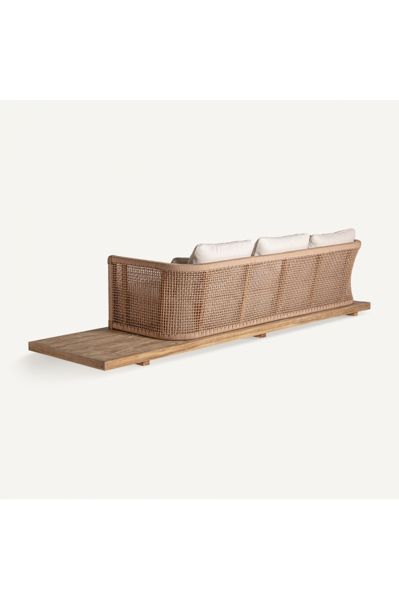 Teak Platform Outdoor Sofa | Vical Home Trena | Woodfurniture.com