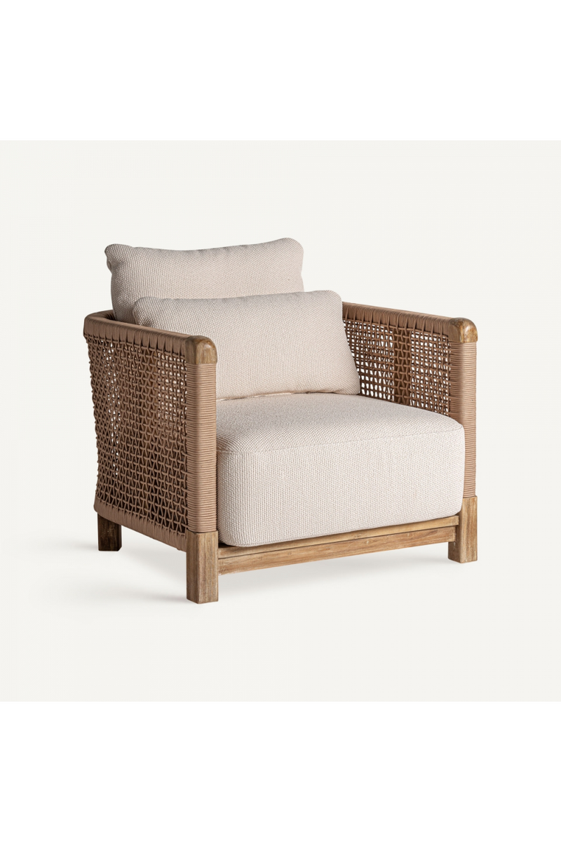 Braided Rope Lounge Armchair | Vical Home Trena | Woodfurniture.com