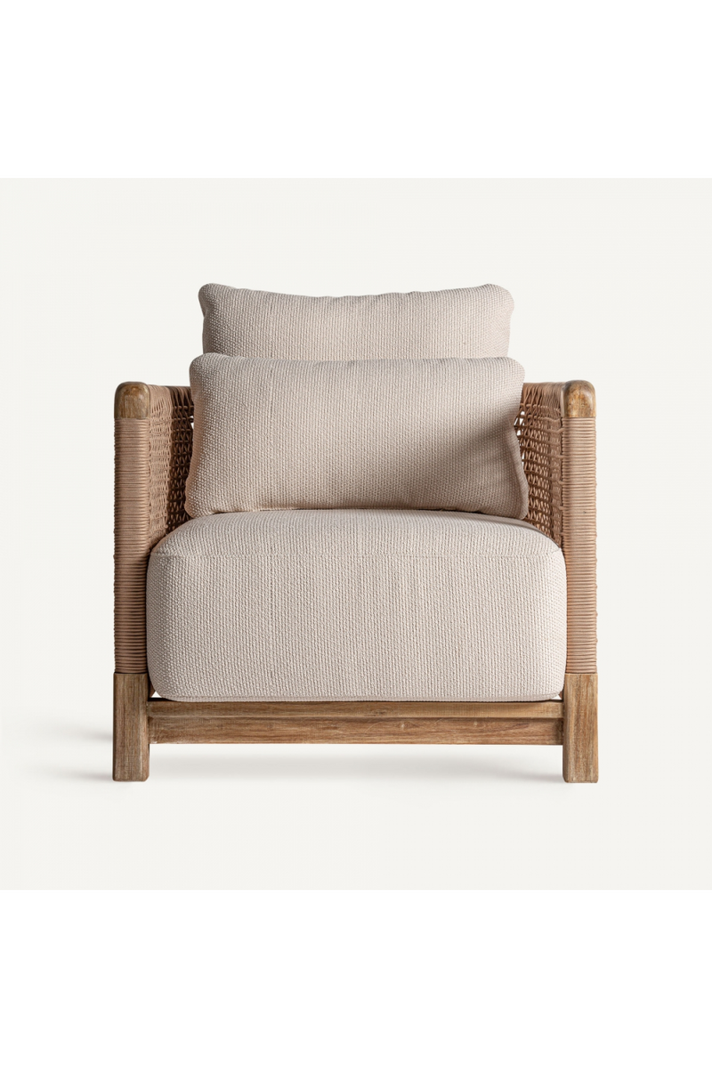 Braided Rope Lounge Armchair | Vical Home Trena | Woodfurniture.com