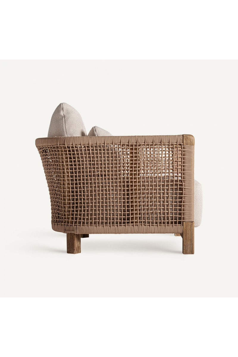 Braided Rope Lounge Armchair | Vical Home Trena | Woodfurniture.com